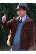 Allied Brad Pitt (Max Vatan) Brown Suede Leather Jacket